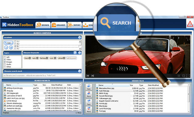 Search/Files Scanner